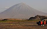 TANZANIA - Ol Doinyo Lengai Volcano from Lake Natron - 2